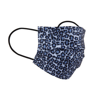 Shield Up Disposable Face Masks 5 Pack -Leopard