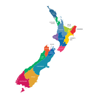 NZ Regional Map